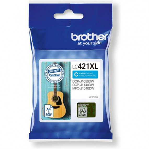 BROTHER LC421XLC Cartucho de Tinta Cian de Alta Capacidad