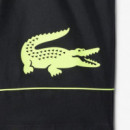 Pantalón Corto de Tenis de Tafetán Diamantado Estampado de LACOSTE