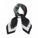 KARL LAGERFELD - K Sketch Silk Scarf - 999 - A4W33115/999
