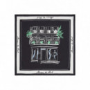 KARL LAGERFELD - K Sketch Silk Scarf - 999 - A4W33115/999