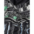 KARL LAGERFELD - K Sketch Silk Scarf - 999 - A4W33115/999