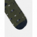 Calcetines SILBON Car Verde