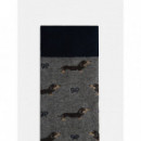 Calcetines SILBON Doggy Gris