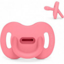 SUAVINEX Chupa Todosilicona  Fisiol 6/18M Rosa