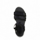 SKECHERS  Sandals Black 31514-BLK D' Lites