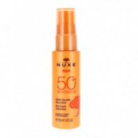 Sun Delicious Solar Spray For Face And Body High Protection Spf 50 Travel Format  NUXE
