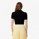 Polo de Corte Ajustado L.12.D en Canalé de Algodón LACOSTE