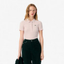 Polo de Corte Ajustado L.12.D en Canalé de Algodón LACOSTE