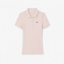 Polo de Corte Ajustado L.12.D en Canalé de Algodón LACOSTE