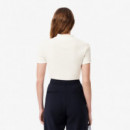 Polo de Corte Ajustado L.12.D en Canalé de Algodón LACOSTE