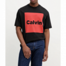 Camiseta CALVIN KLEIN Negra Logo Estampado