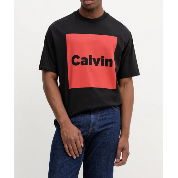 Camiseta CALVIN KLEIN Negra Logo Estampado