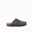 Calzado Zuecos GENUINS Riva Velour Dark Grey