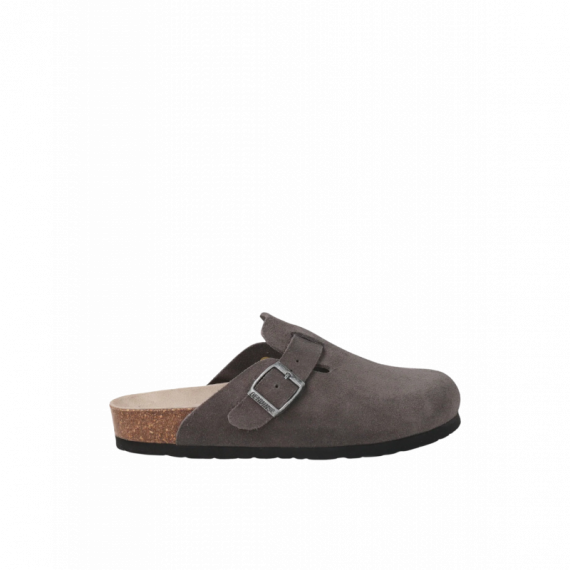Calzado Zuecos GENUINS Riva Velour Dark Grey