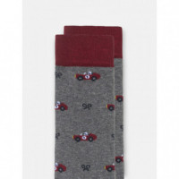 Calcetines SILBON Car Gris