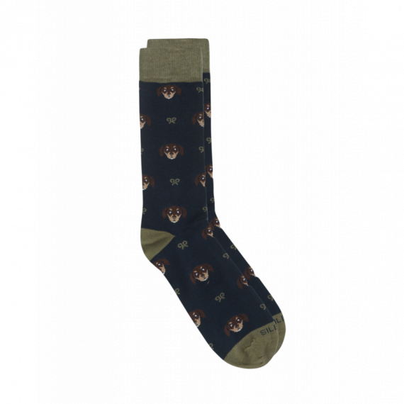 Calcetines SILBON Raquetas Dog Azul Marino