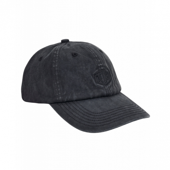 Gorros y Gorras Gorra DEUS EX MACHINA Shield Garment Dyed Dad Black