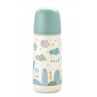 SUAVINEX Biberon Silicona +6 Azul 360ML