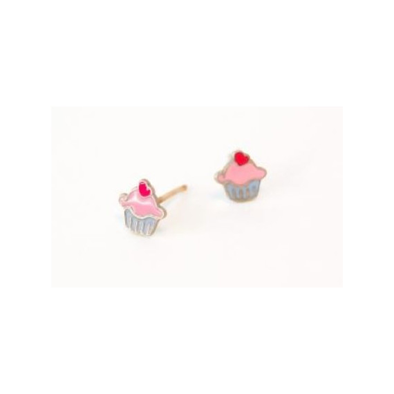 Pendiente Amarillo Cupcakes  FARMA BIJOUX