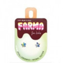 Pendiente Verde Flor Aurora Boreal  FARMA BIJOUX