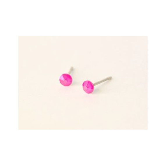 Pendiente Rojo Electric Pink  FARMA BIJOUX