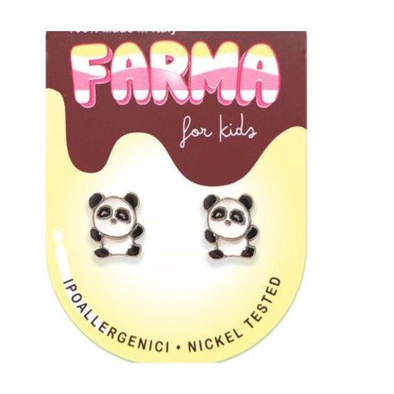 Pendiente Amarillo Panda  FARMA BIJOUX