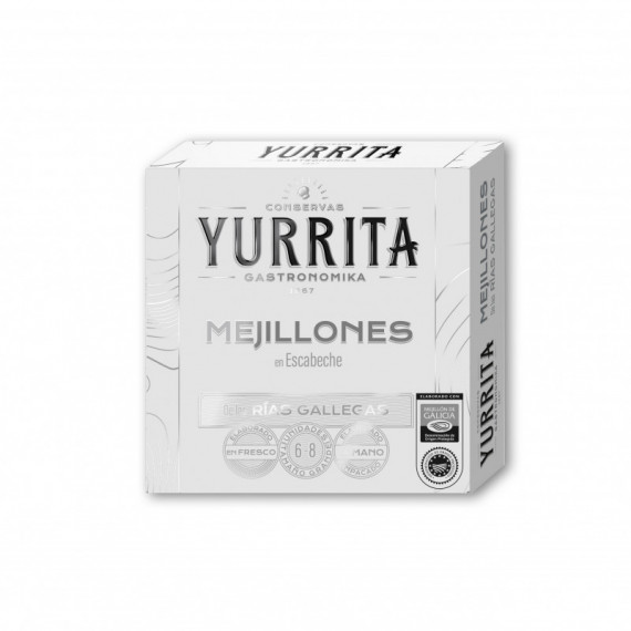 Mejillones de las Rías Gallegas en Escabeche YURRITA 111G