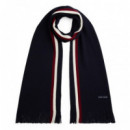 TOMMY HILFIGER - Th Rwb Rachelle Scarf - DW6 - F|AM0AM13595/DW6