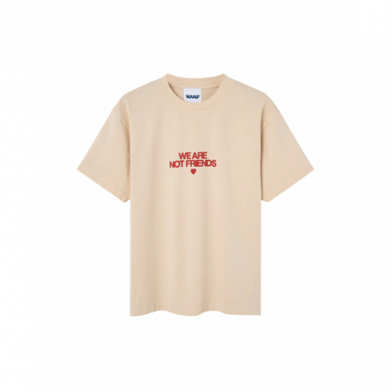 Camisetas Hombre Camiseta WE ARE NOT FRIENDS Bold Love Off White