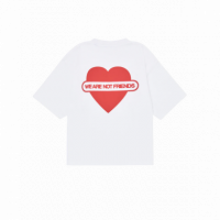 Camisetas Hombre Camiseta WE ARE NOT FRIENDS Union Love Boxy