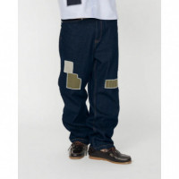 Vaqueros Hombre Pantalones WE ARE NOT FRIENDS Vaqueros Sashiko