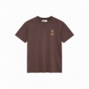 Camisetas Hombre Camiseta LA PAZ Dantas Brown Roasted Yellow