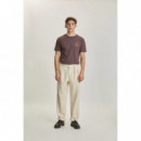 Camisetas Hombre Camiseta LA PAZ Dantas Brown Roasted Yellow