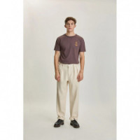 Camisetas Hombre Camiseta LA PAZ Dantas Brown Roasted Yellow