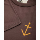 Camisetas Hombre Camiseta LA PAZ Dantas Brown Roasted Yellow