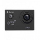 DENVER Camara Accion 4K ACK-8064 Negro Recargable y Sumergible