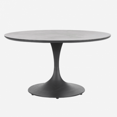 Mesa de Jardín Redonda ópera- 120 Cm ø- Color Antracita- Terrazza®- Exterior  TERRAZZA COLLECTION