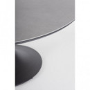 Mesa de Jardín Redonda ópera- 120 Cm ø- Color Antracita- Terrazza®- Exterior  TERRAZZA COLLECTION