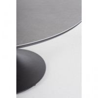 Mesa de Jardín Redonda ópera- 120 Cm ø- Color Antracita- Terrazza®- Exterior  TERRAZZA COLLECTION