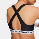 Top deportivo de sujeción media y espalda cruzada