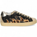 Fuego Leopardo Glitter Negro  GAMIN