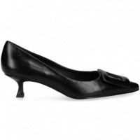 Salon Cuadro Piel Arrugada Negro  BIBI LOU