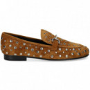 Mocasin Eslabon+tachas ante Cuero  BIBI LOU