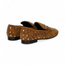 Mocasin Eslabon+tachas ante Cuero  BIBI LOU