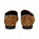 Mocasin Eslabon+tachas ante Cuero  BIBI LOU