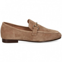 Mocasin Eslabon ante Beige  BIBI LOU