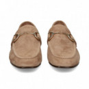 Mocasin Eslabon ante Beige  BIBI LOU