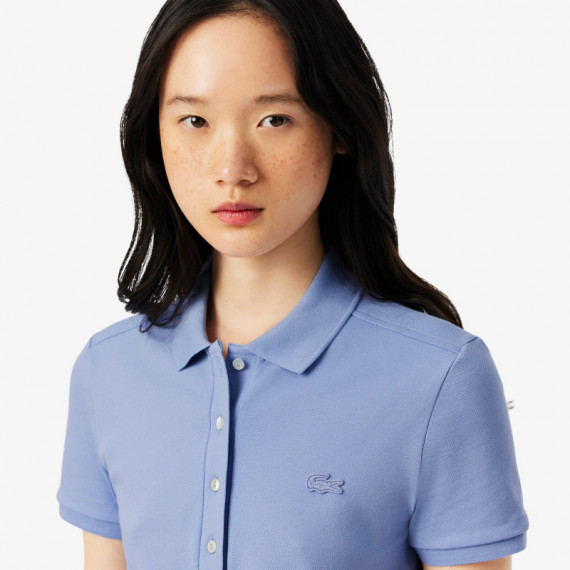 Polo de Mujer en Piqué de Algodón Stretch de LACOSTE