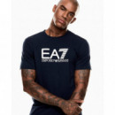 Camiseta Armani Blue / Cream  EA7 EMPORIO ARMANI 7