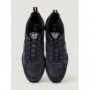 Sneaker Black+gold+white  EA7 EMPORIO ARMANI 7